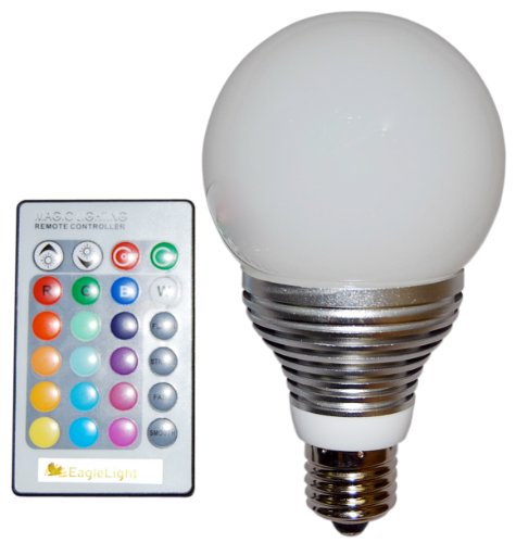 Remote Control Color Changing LED E27 Light Bulb