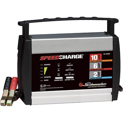 Schumacher SC-1000A SpeedCharge 10/6/2 Amp Charger/Maintainer/Tester