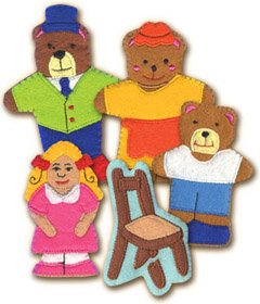 Childrens Toyshop  Toys : FingerTale Puppets, Goldilocks and the Three Bears