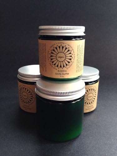 BLISSFUL BODY BUTTER With Organic Free Trade Shea Butter, Avocado Butter, Hemp & Jojoba Oils (Vegan & Chemical-Free!)