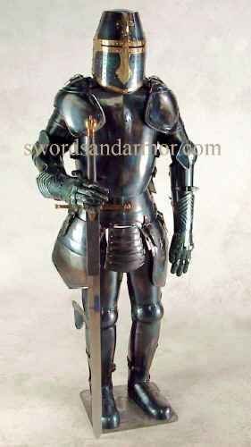 Medieval Black Knight Suit of Armor By Nauticalmart Sale