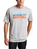 NBA Oklahoma City Thunder Practice Short Sleeve Tee (Grey, Large)
