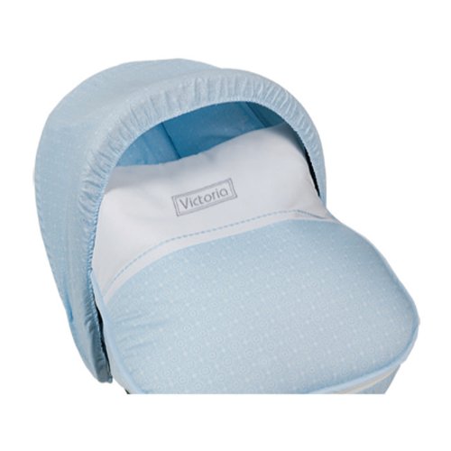 Imagen principal de Bolín Bolón-Saco cestita grupo 0-Colección Nubes personalizado-12 Azul