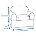 Maytex Pixel Ultra Soft Stretch 2 Piece Arm Furniture Cover, Dusty Olive Green Chair Slipcover, Model:4300513