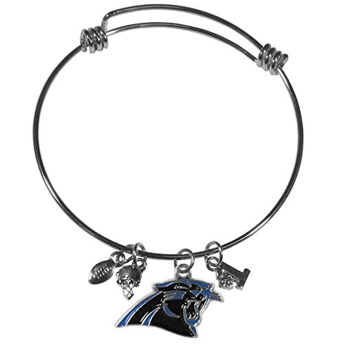 NFL Carolina Panthers Charm Bangle Bracelet