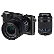 Samsung NX-200 20.3MP Digital SLR Camera in Black with 18-55mm Lens + Samsung 50-200mm Telezoom Lens