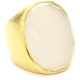Wendy Mink Cocktail Hour Moonstone Ring Size 7