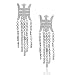 14K WG Diamond Dangle Earrings