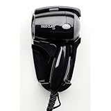 Jerdon First Class Wall Mount Hair Dryer, 1600 watts, 2 Speeds/Heat Settings