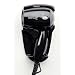 Jerdon First Class Wall Mount Hair Dryer, 1600 watts, 2 Speeds/Heat Settings, Black
