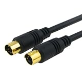 Premium Black S-Video M / M Cable - Black - (12ft / 3.7m) - supports Sony PS3