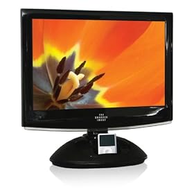 Sharper Image TSI-LCD19DVDi 19-inch 720P Widescreen LCD TV with Built-In DVD Player and iPod Dock