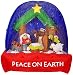 Gemmy 10287-71 Airblown SnowGlobe - Nativity Scene, 6 Feet Tall