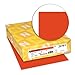Neenah Astrobrights Premium Color Card Stock, 65 lb, 8.5 x 11 Inches, 250 Sheets, Orbit Orange