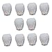 TINKSKY 10 Piece whiteSkyLantern 10PC1 Chinese Kongming Wishing Lamps, White
