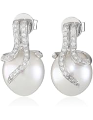 TARA Pearls "Oscar Collection" White South Sea 12x14mm Pearl Earrings