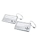 Stainless Iron Luggage Tags Set