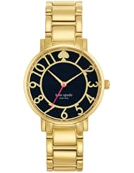 kate spade new york Womens 1YRU0430 Gramercy Analog Display Japanese Quartz Gold Watch