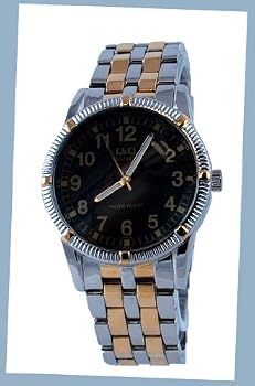 Q&Q #GH58-405Y Men's Two Tone Sports Analog Watch