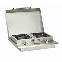 Bull Outdoor Products 60088 Stainless Steel Double Side Burner, Liquid Propane