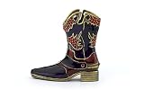 Swarovski Crystal Purple and Red Boot