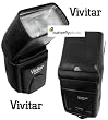 VIVITAR DEDICATED E-TTL SPEEDLIGHT BOUNCE ZOOM SWIVEL FLASH FOR CANON POWERSHOT G7 G9 G10 G11 A640 A650 S5 IS S3 IS SX20 IS SX20 SX1 IS SX + Free Mini Tripod