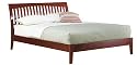 Furniture online: Modus Furniture Newport California King Size Platform Bed, Cordovan