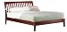 Modus Furniture Newport King Size Platform Bed, Cordovan