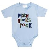 Math Geeks Rock Nerd Humor Infant Bodysuit