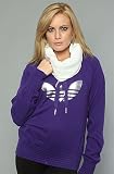 Search : adidas The Sleek Trefoil Hoody in Collegiate Purple hood ,Sweatshirts for Women