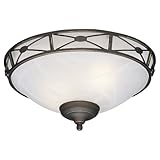 Monte Carlo MC21RB-L Deco Medallion Bowl Light Kit, Roman Bronze Finish