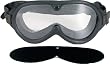 Black Military GI Style Sun Wind & Dust Goggles