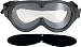 Black Military GI Style Sun Wind & Dust Goggles