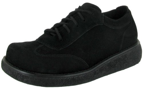 SIDEOUT by Volatile Homeroom Womens Leather Suede Fashion Platform Sneaker Shoe Black