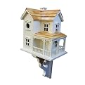 Prairie Farmhouse Birdhouse- White