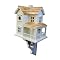 Prairie Farmhouse Birdhouse- White