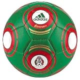 adidas TerraPass FMF Soccer Ball (Fairway/White/Poppy, 5)