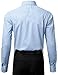 IDARBI Men's Regular Fit Color Longsleeve Dress Shirt