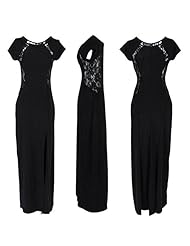 Ankle Length Cap Sleeves Short Sleeves Chiffon/Cotton/Polyester Illusion Lace Sheath Club Dress 