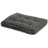 MidWest Quiet Time Pet Bed Deluxe Gray Ombre Swirl 29" x 21"
