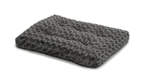 Midwest Quiet Time Pet Bed Deluxe Gray Ombre Swirl 23 Inches by 18 Inches