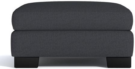 Melrose Large Ottoman, Charcoal
