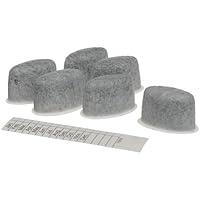 Capresso 4460 Charcoal Water Filters for Capresso ST600 Coffeemaker, 6 Pack