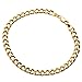 10k Yellow Gold 5.5mm Diamond-Cut Curb Chain
