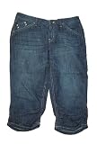 Girls Super Low Scrunch Denim Bermuda Shorts