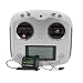 Flysky FS-i6S 2.4GHz 10CH RC Transmitter and FS-iA6B Receiver, AFHDS 2A Touch Screen Radio System Remote Controller with Self Centering Throttle Mode for RC Drone Multicopter FPV (Left Throttle)