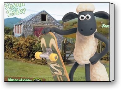 Funnyone Custom Modern Wall Art Decoration for Home Shaun The Sheep Canvas Prints