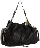 Juicy Couture Double Dare Drawstring Hobo Bag, Black