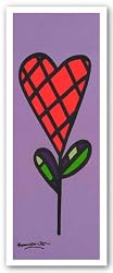 Criss Cross by Romero Britto 15.5"x5.5" Art Print Poster Latin