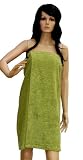Produkt-Bild: Wellness Saunatuch Uni Sarong-Saunakilt f&uuml;r die Dame, Farbe: gr&uuml;n, Material: 380g/m&sup2;, 100 % Baumwolle